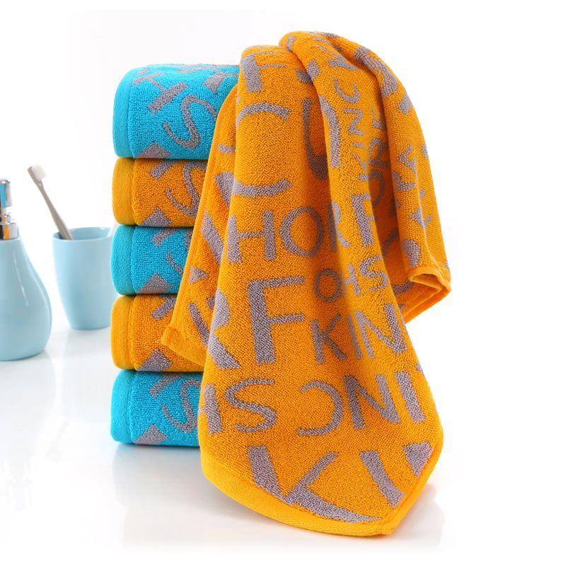 Toalha de face jacquard de algodão personalizada com logotipo
